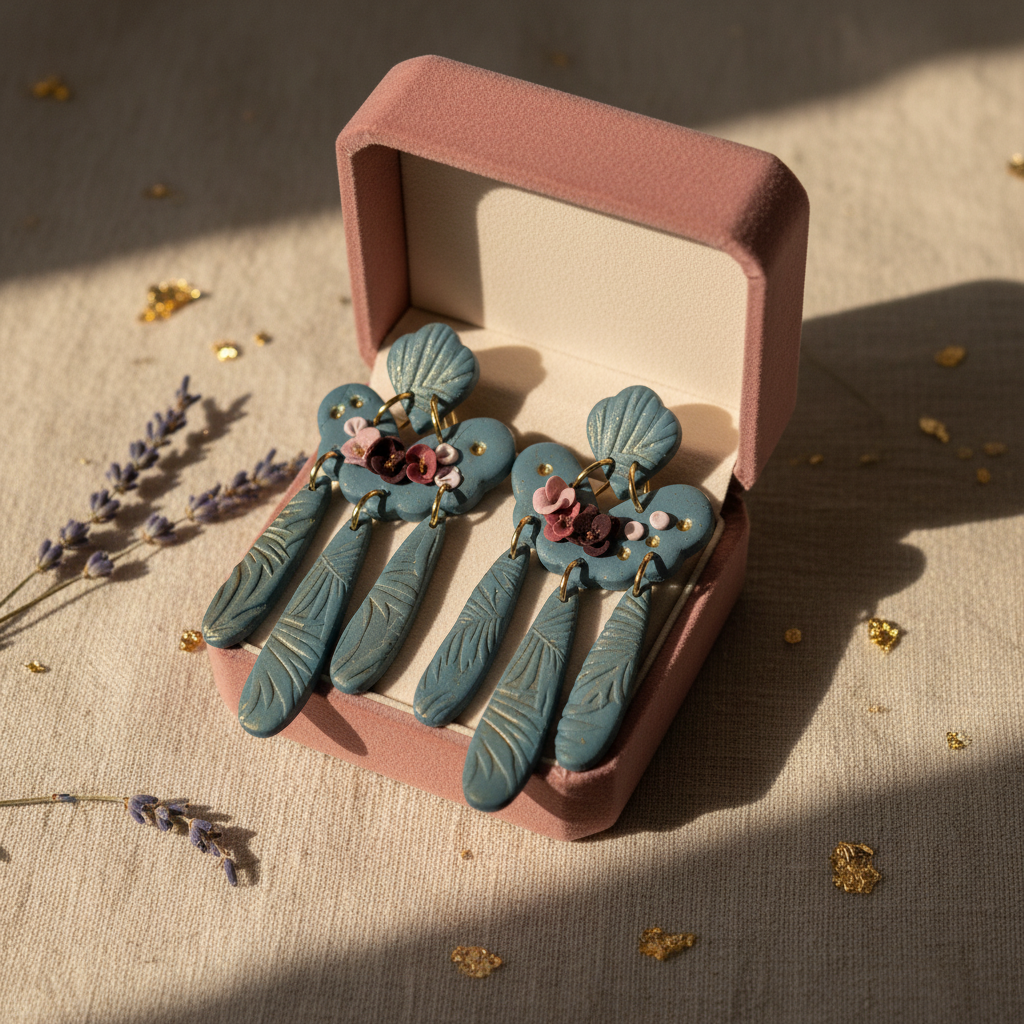 Ohrstecker mit  Blumen