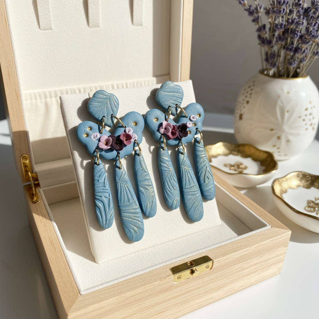 Ohrstecker mit  Blumen