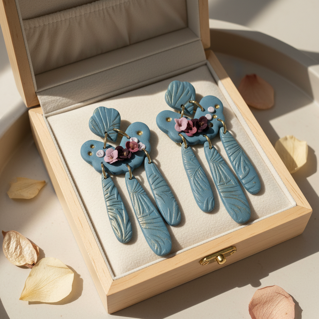 Ohrstecker mit  Blumen
