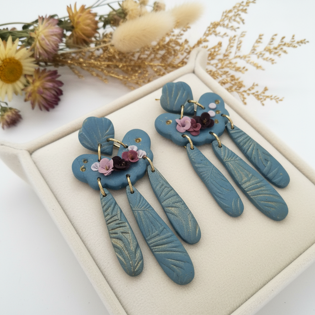 Ohrstecker mit  Blumen