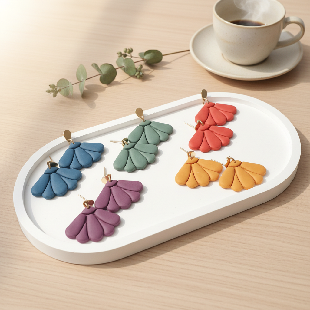 Polymer Clay Ohrringe "Lotta"
