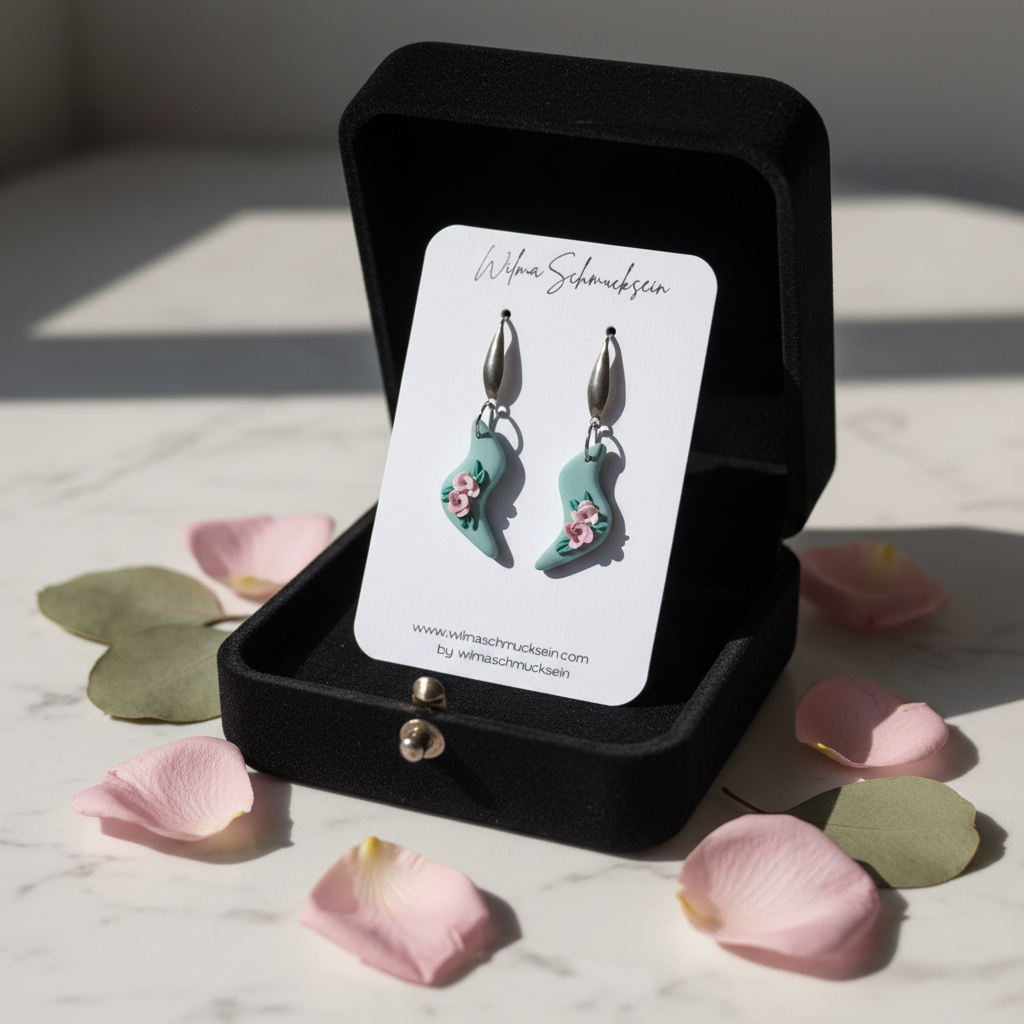 Ohrstecker mit  Blumen