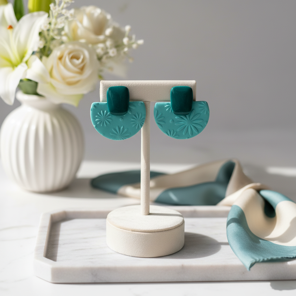 Polymer Clay Ohrringe