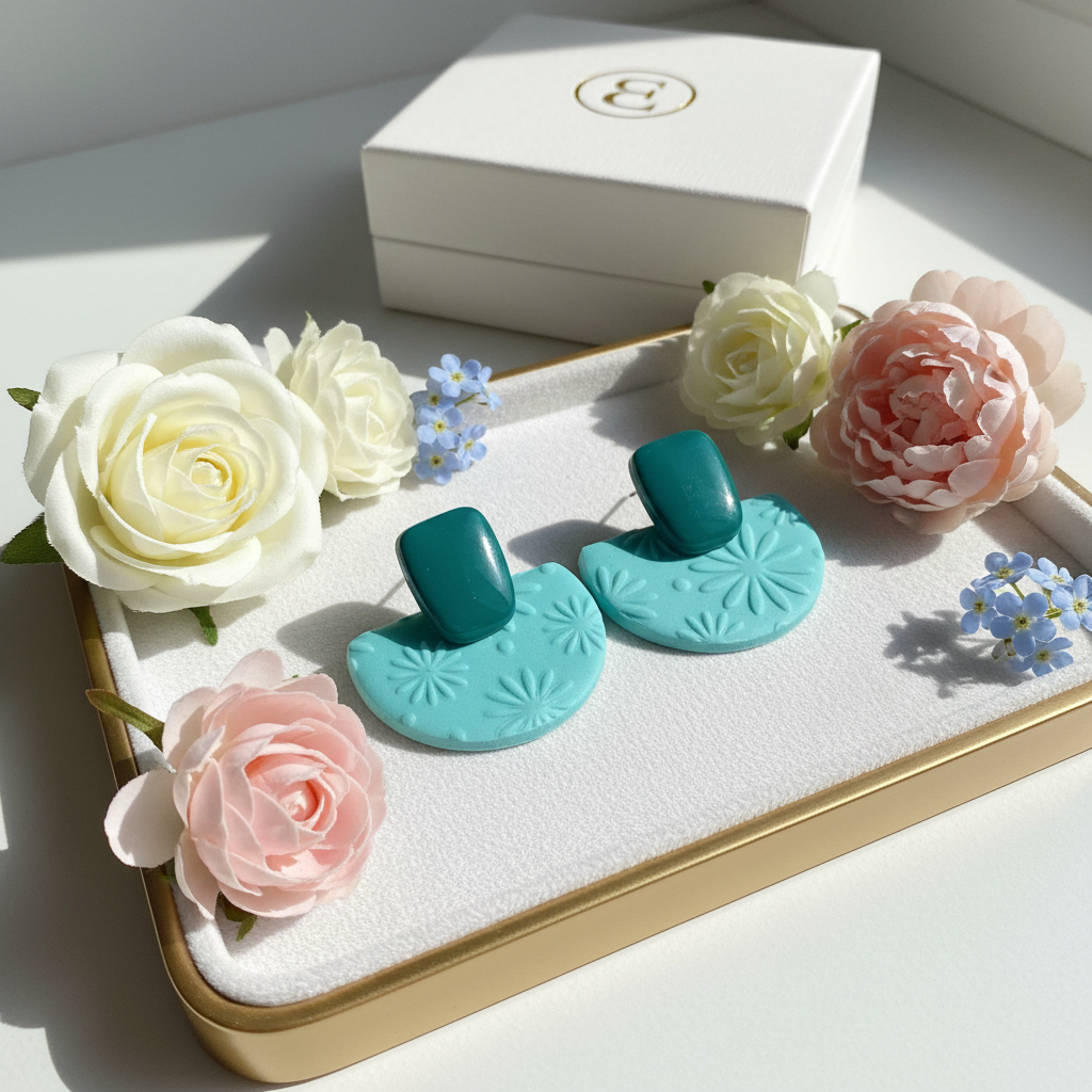 Polymer Clay Ohrringe