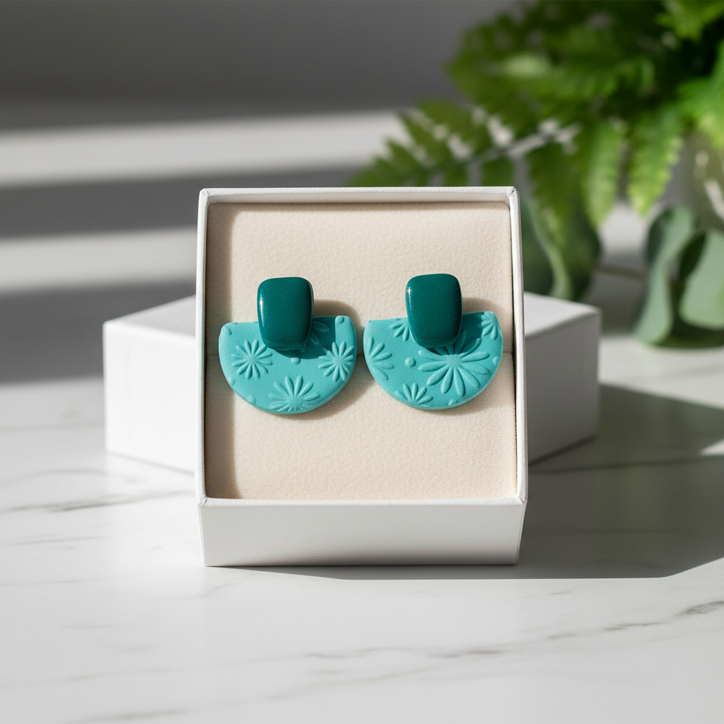 Polymer Clay Ohrringe