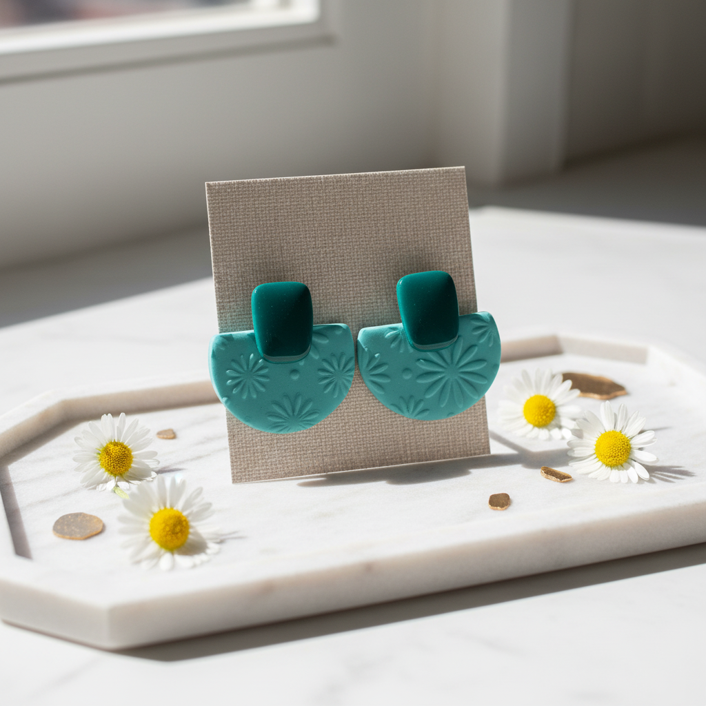 Polymer Clay Ohrringe