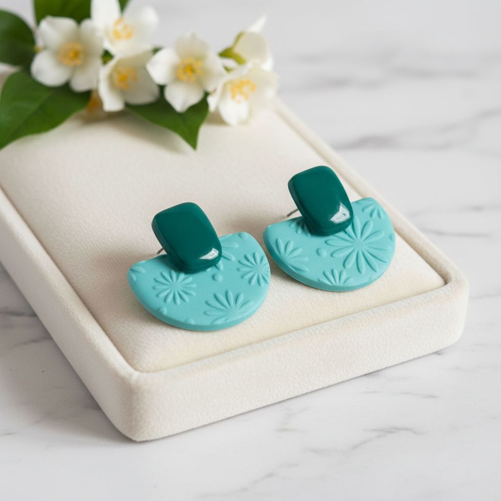 Polymer Clay Ohrringe