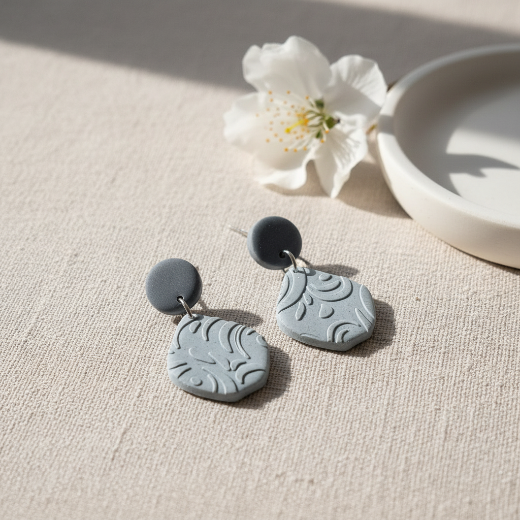 Polymer Clay Ohrringe