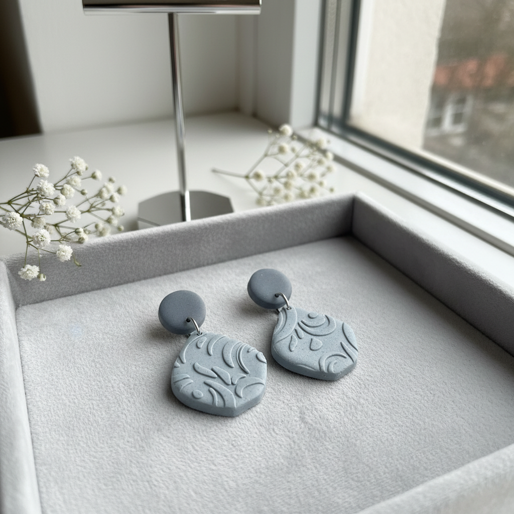 Polymer Clay Ohrringe