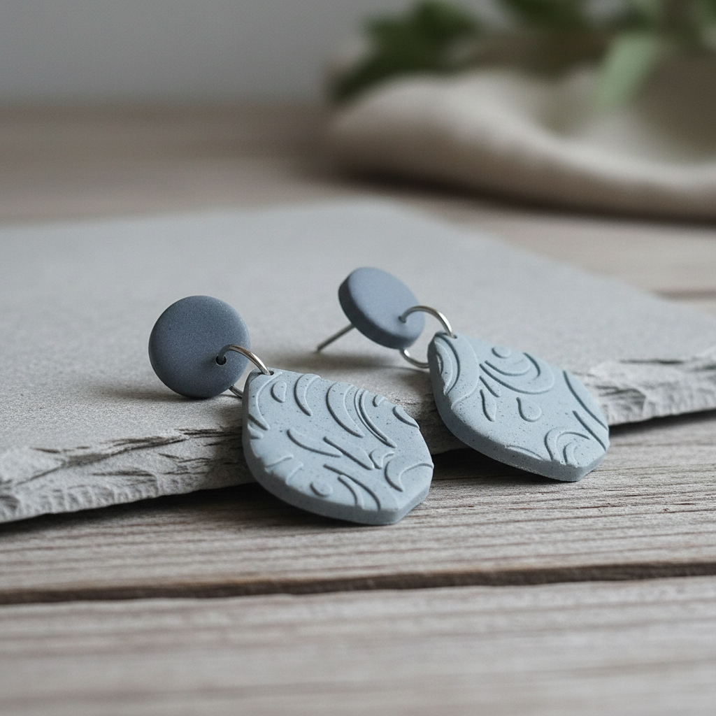 Polymer Clay Ohrringe