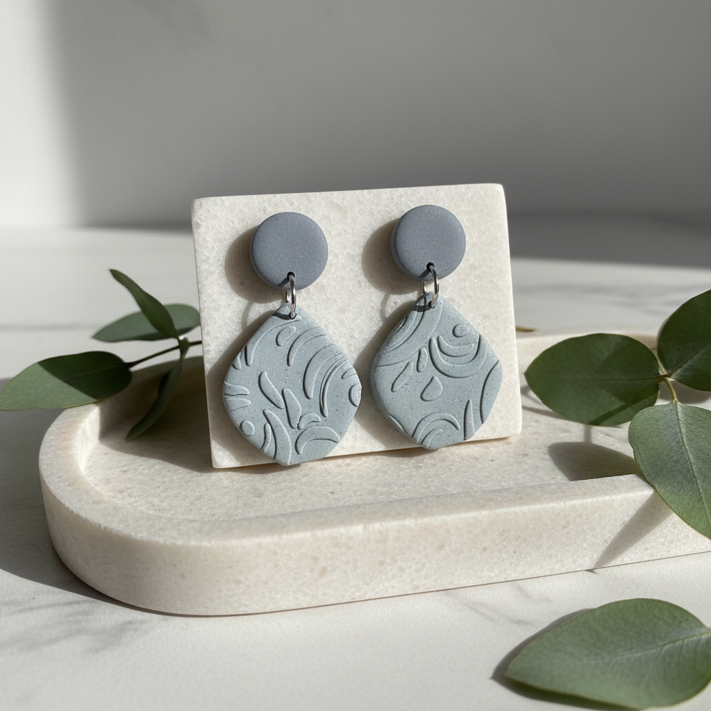 Polymer Clay Ohrringe