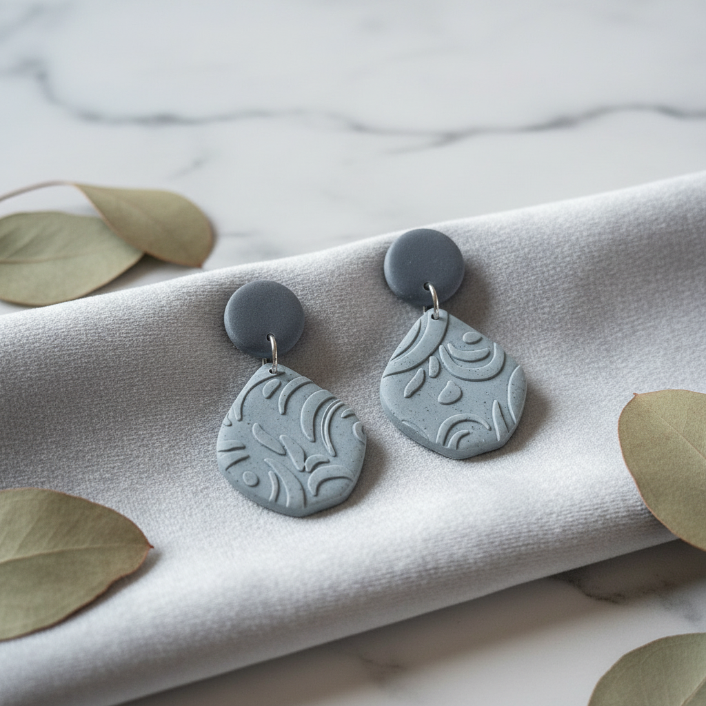 Polymer Clay Ohrringe