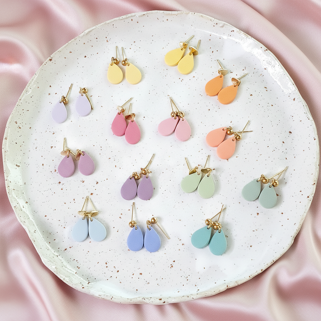 Polymer Clay Ohrstecker Summer  Vibes