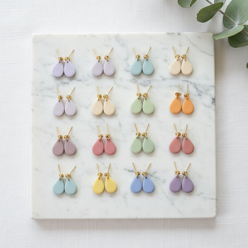 Polymer Clay Ohrstecker Summer  Vibes