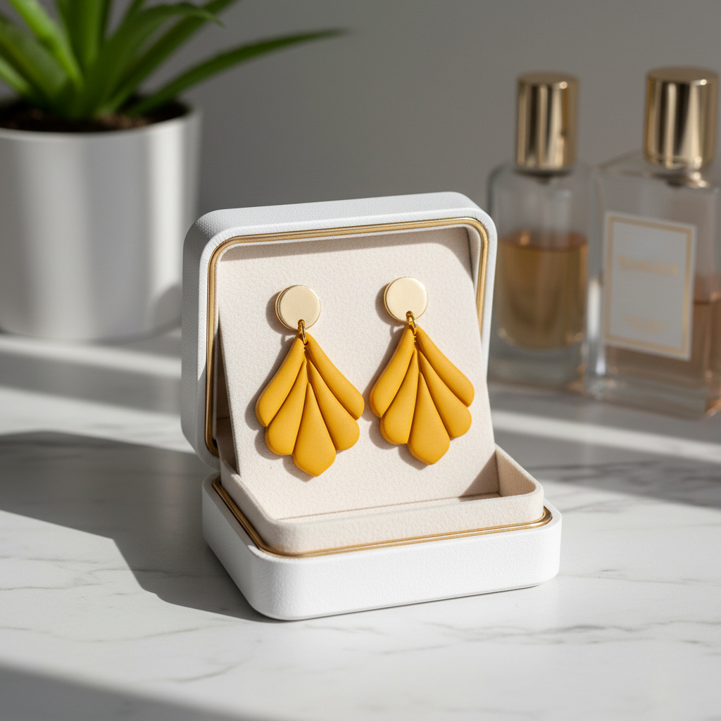 Polymer Clay Ohrringe