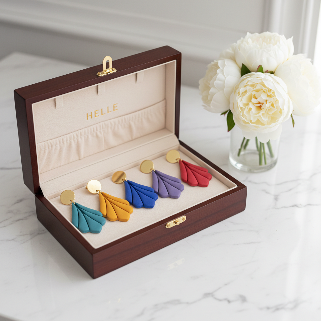 Polymer Clay Ohrringe