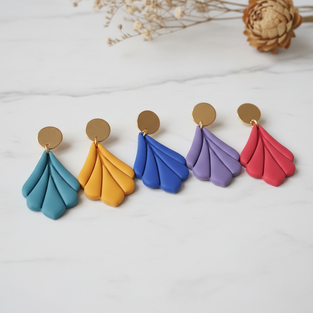 Polymer Clay Ohrringe