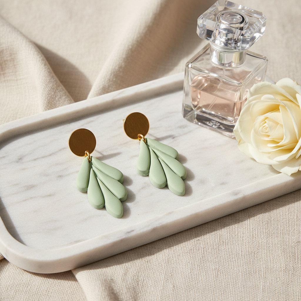Polymer Clay Ohrringe