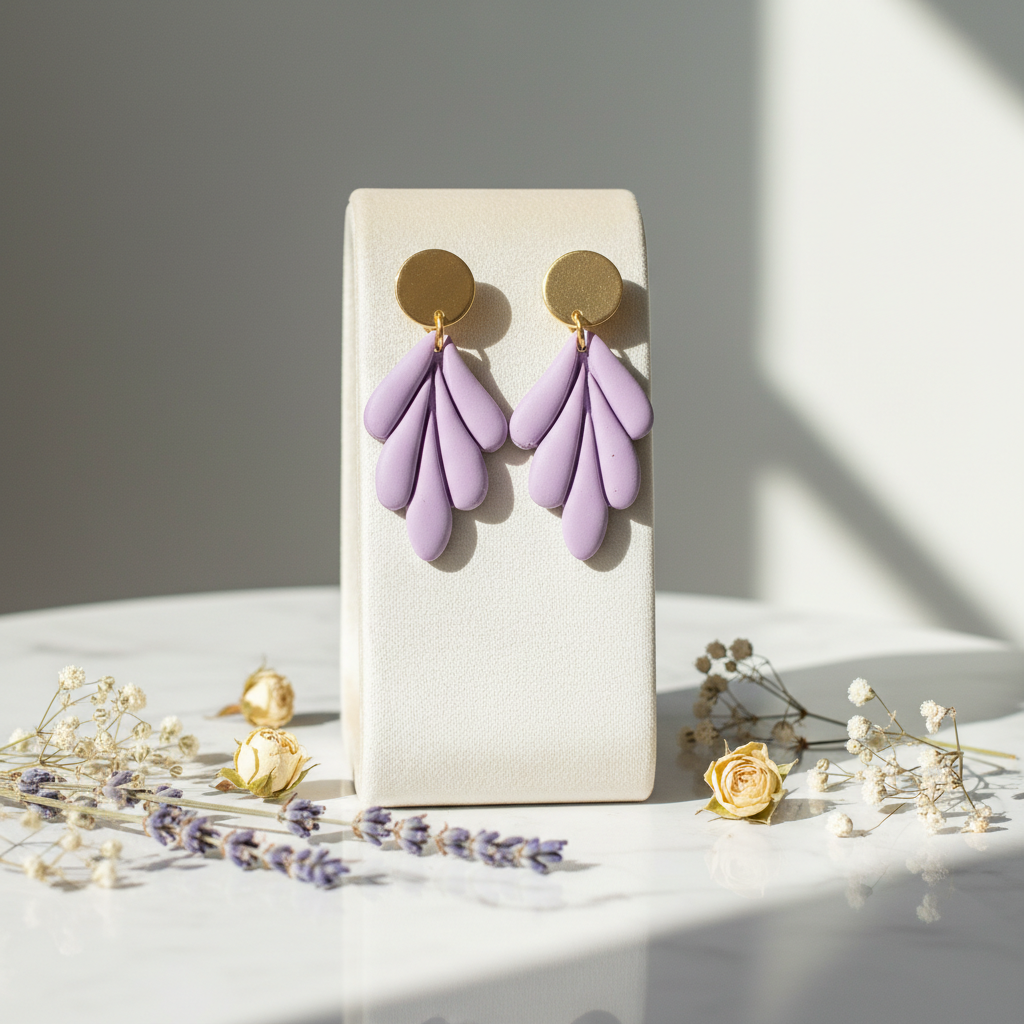 Polymer Clay Ohrringe