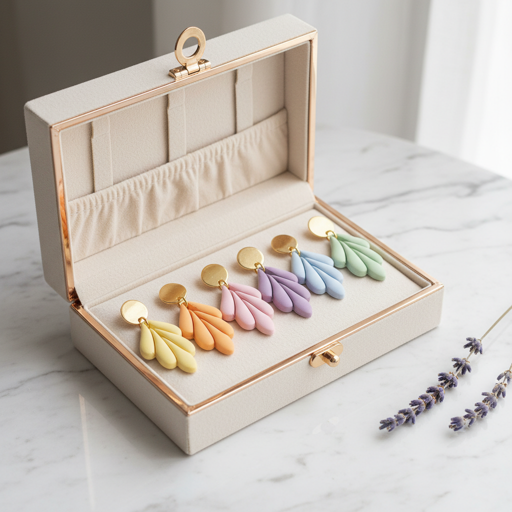 Polymer Clay Ohrringe