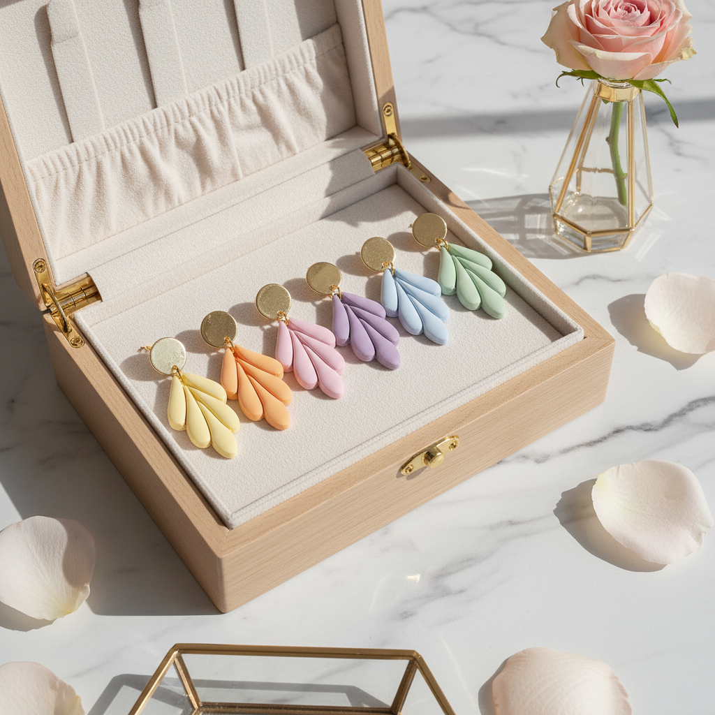 Polymer Clay Ohrringe