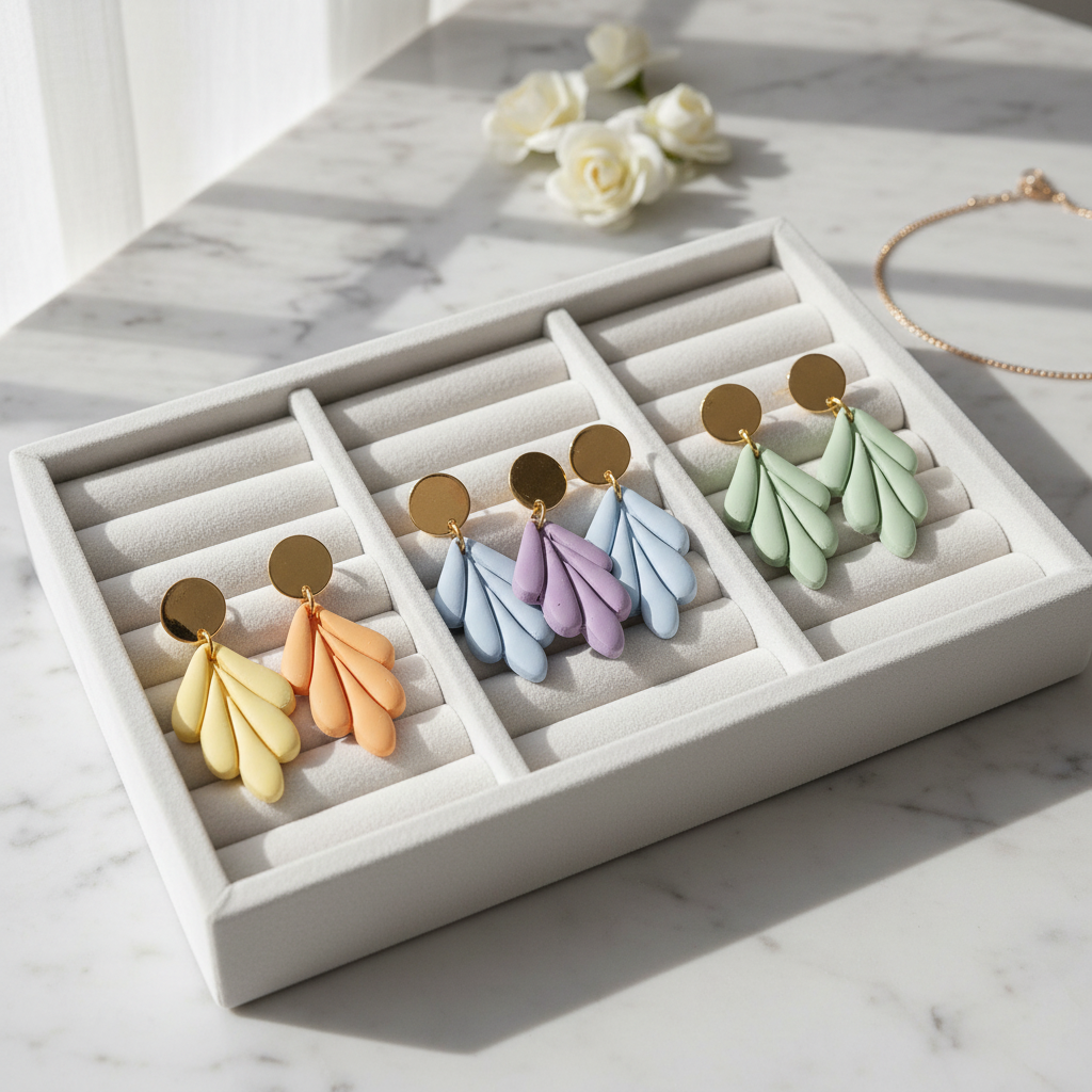 Polymer Clay Ohrringe