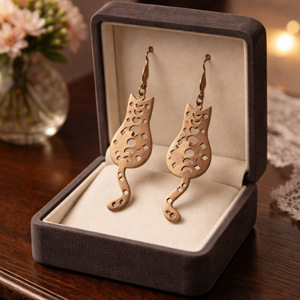 Silberfarbene Edelstahl Ohrringe