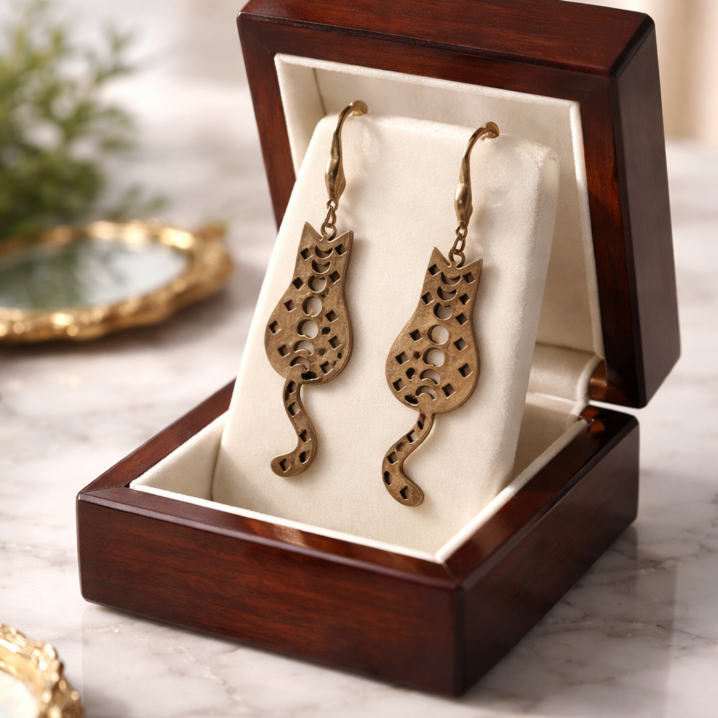 Silberfarbene Edelstahl Ohrringe