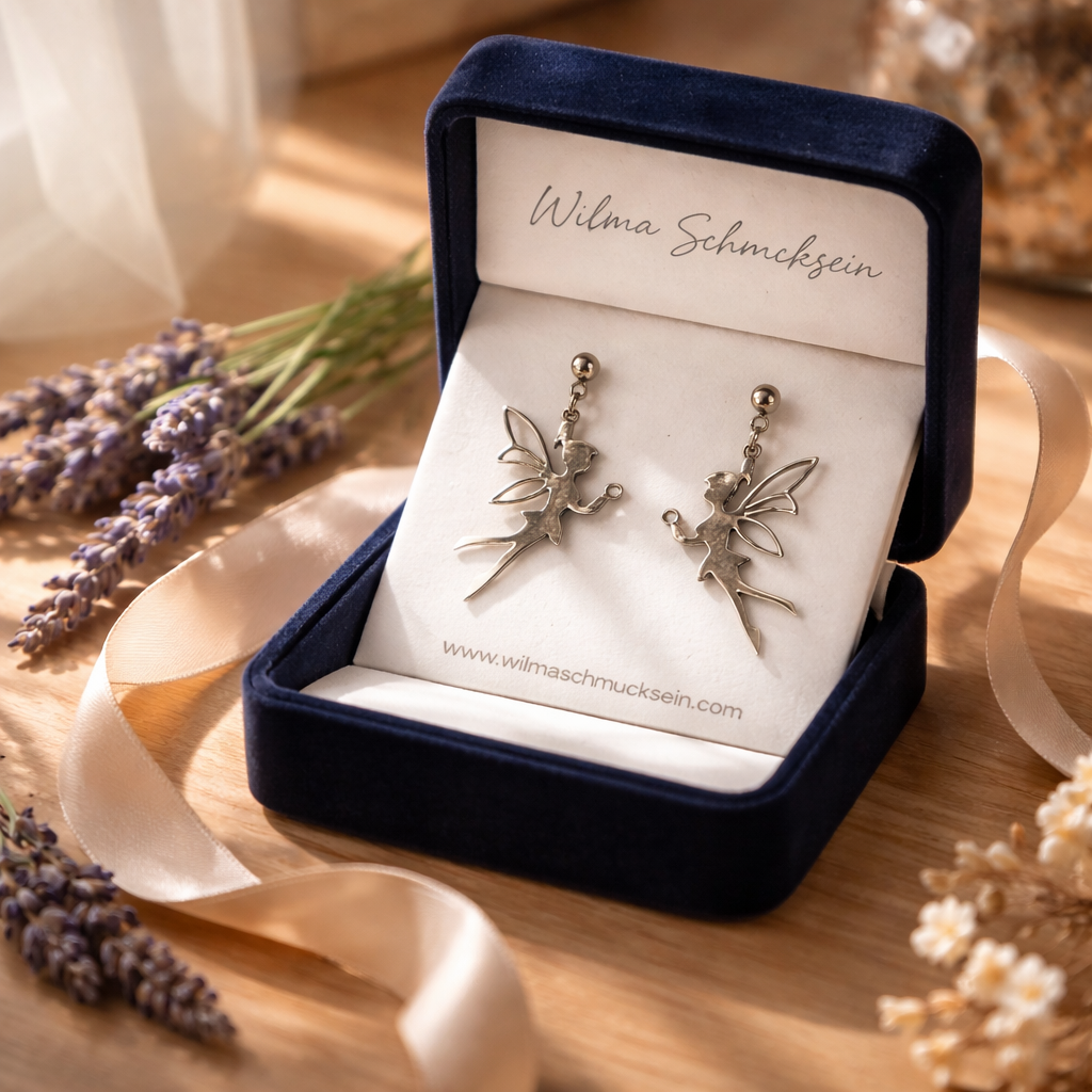 Silberfarbene Edelstahl Ohrringe