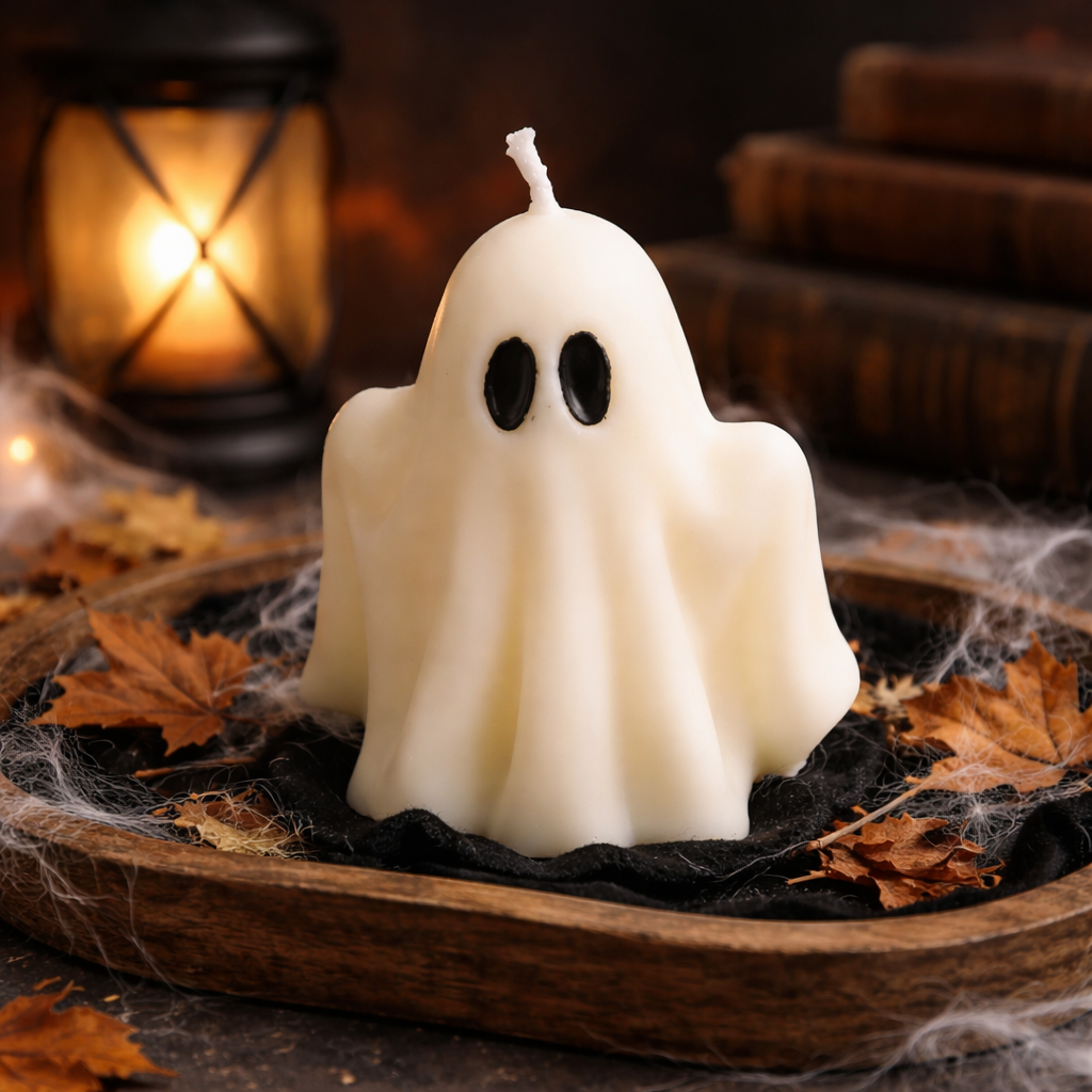 Halloween kleiner Geist Kerze