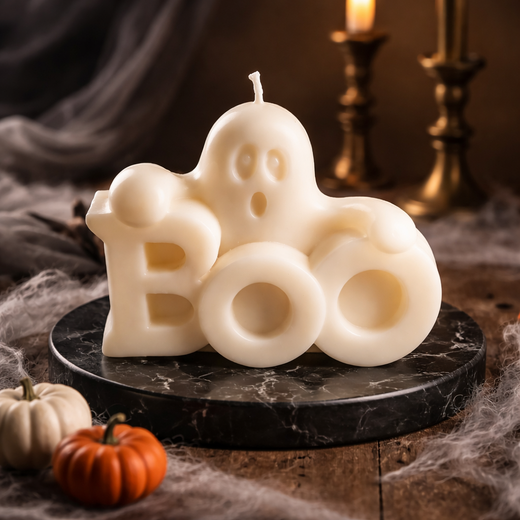 Halloween Geist Kerze