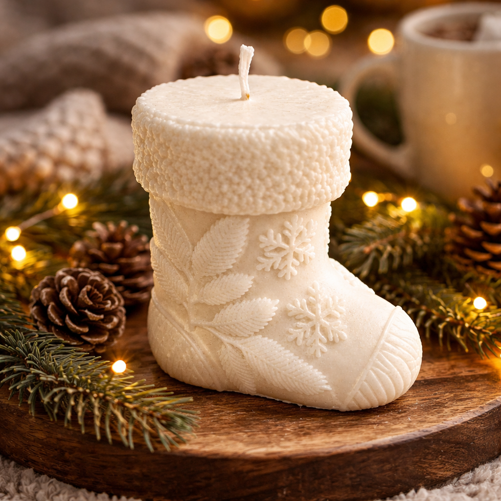 Nikolausstiefel Kerze