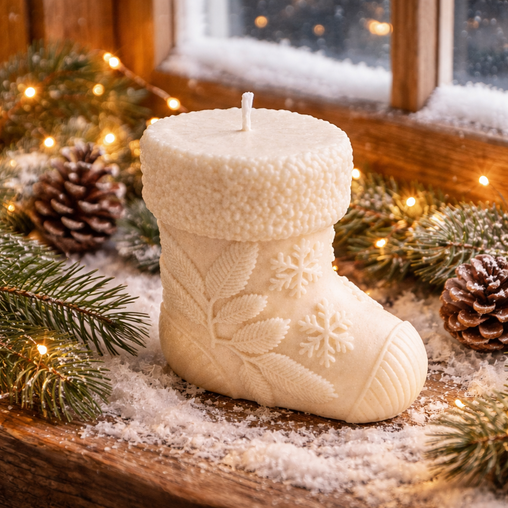 Nikolausstiefel Kerze