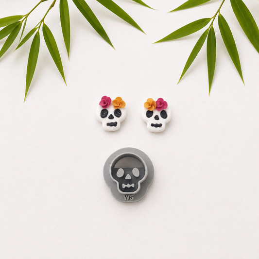 Polymer Clay Cutter -Totenkopf-