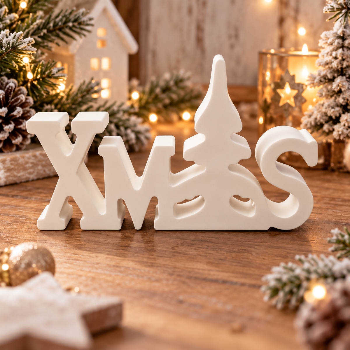XMAS Deko Schriftzug
