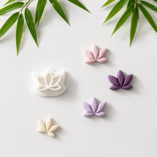 Polymer Clay Cutter -Lotus-