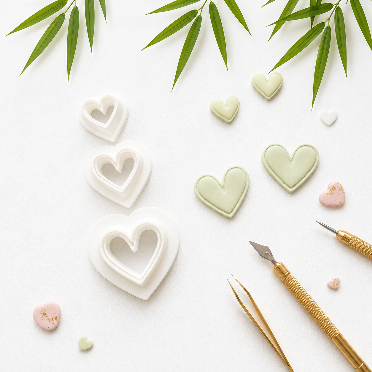 Polymer Clay Cutter -Herz-