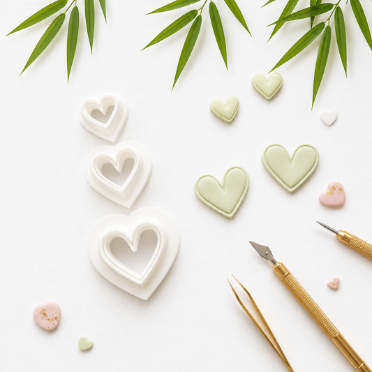 Polymer Clay Cutter -Herz-