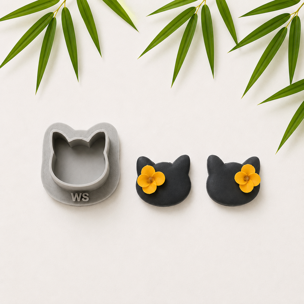Polymer Clay Cutter -Katzenkopf-