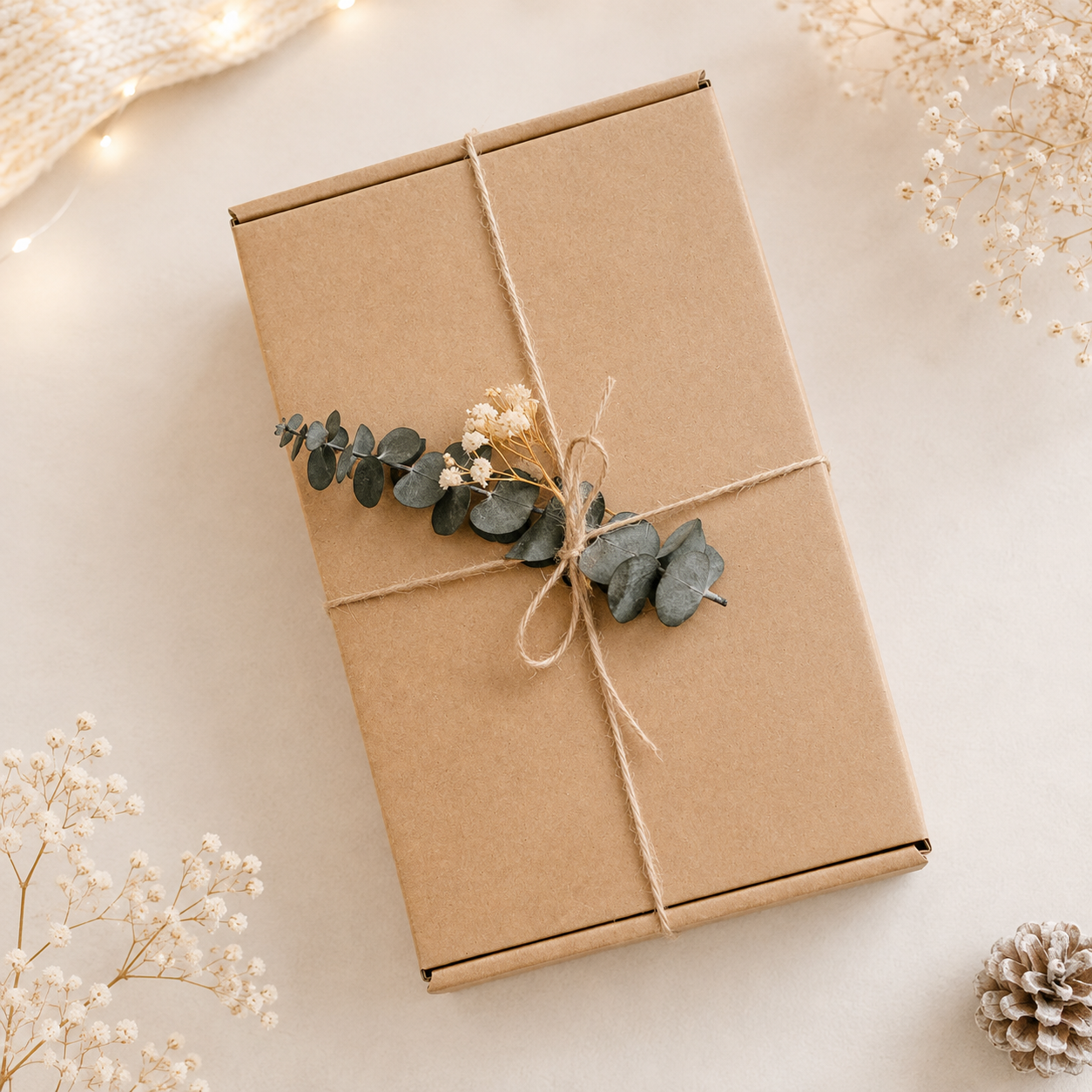 Geschenkbox Winter Kerzen II