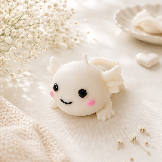 Axolotl Kerze