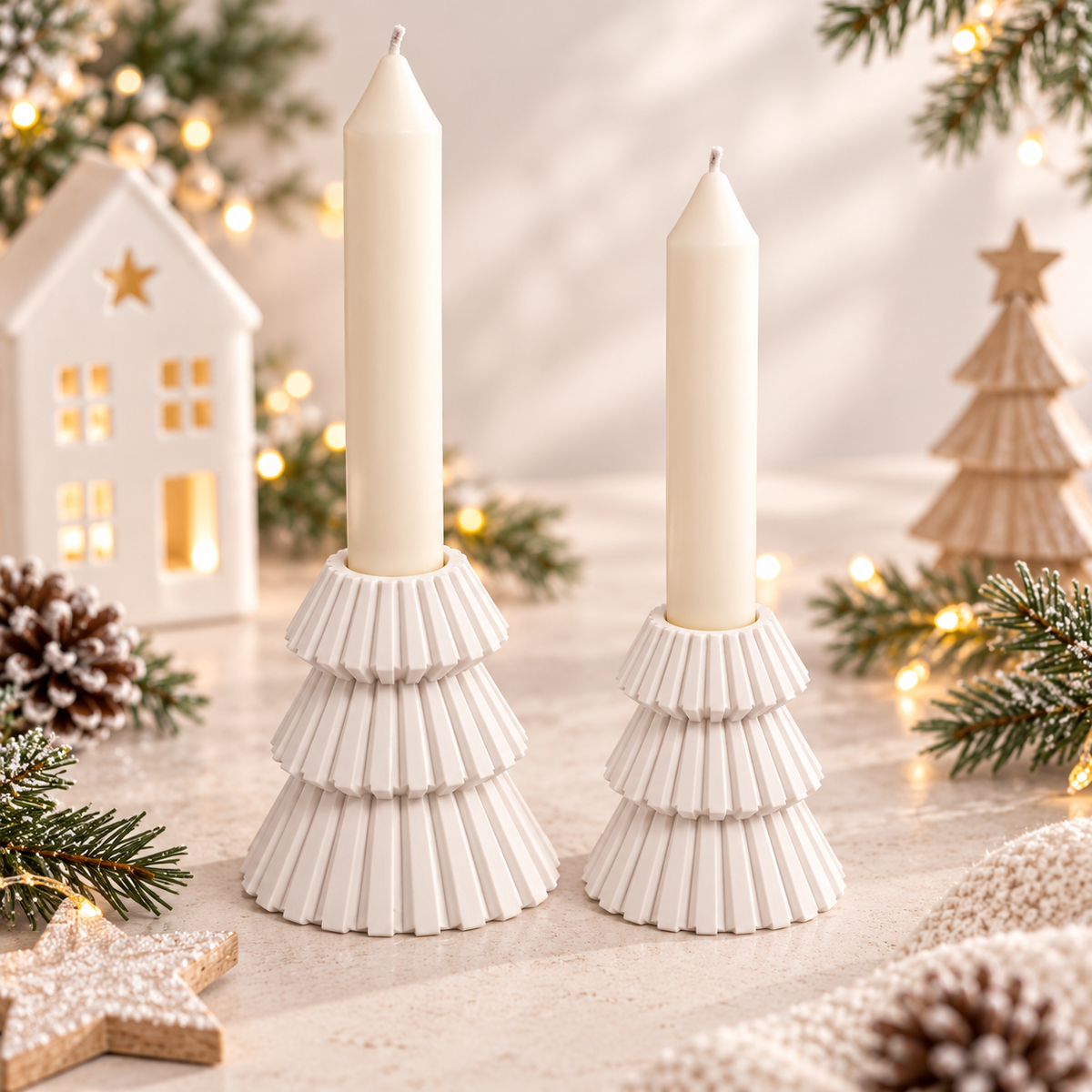Kerzenständer Set Adventszeit