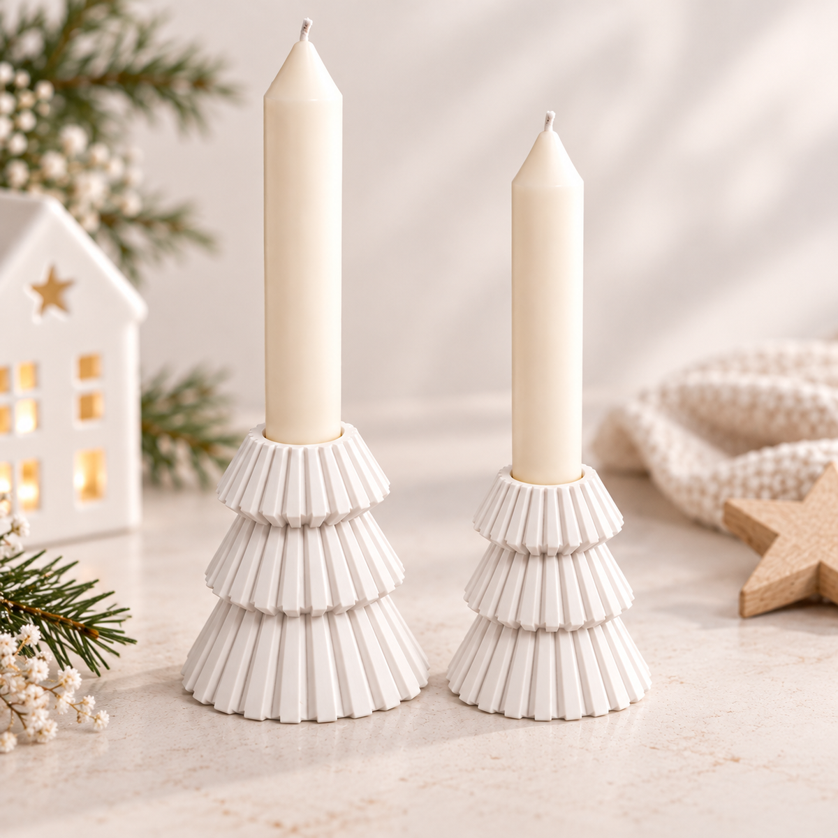 Kerzenständer Set Adventszeit