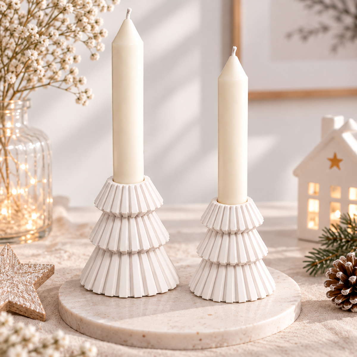 Kerzenständer Set Adventszeit