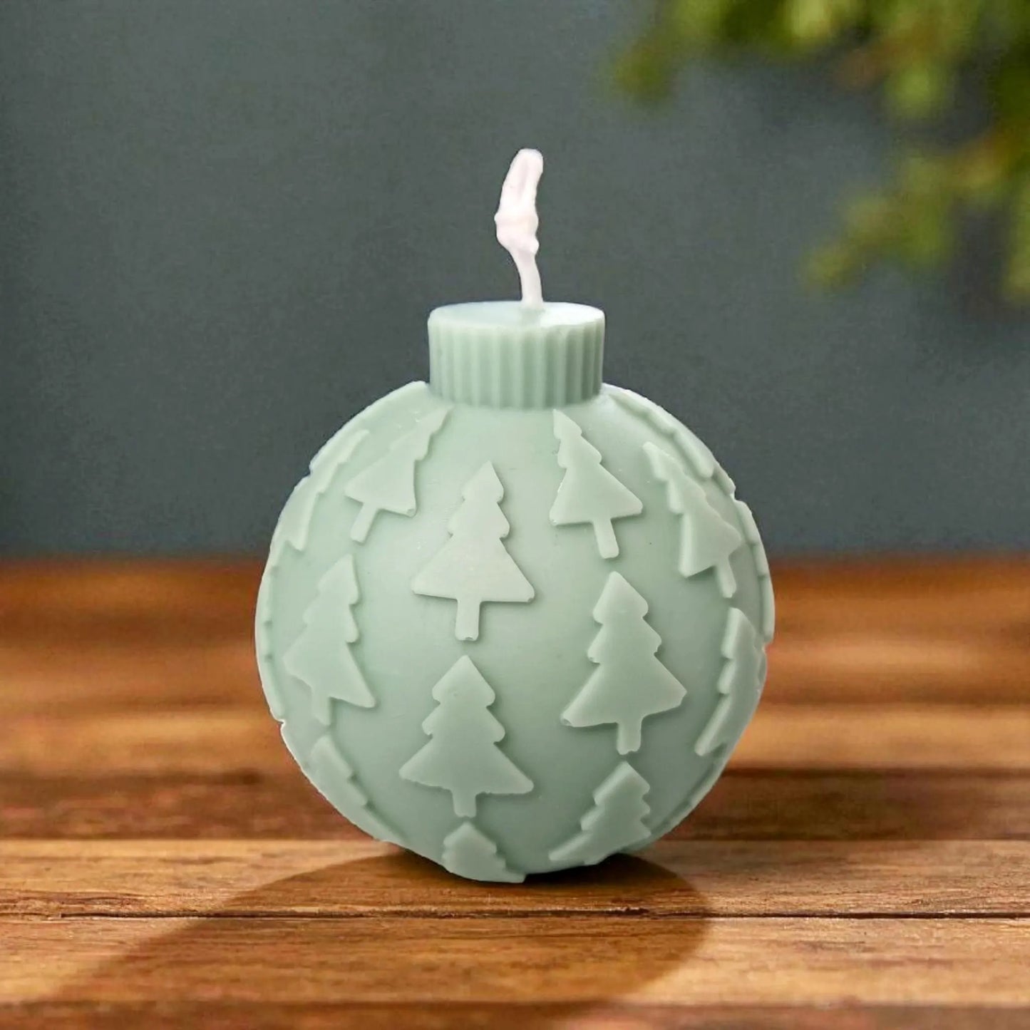 Adventskerze Weihnachtskugel