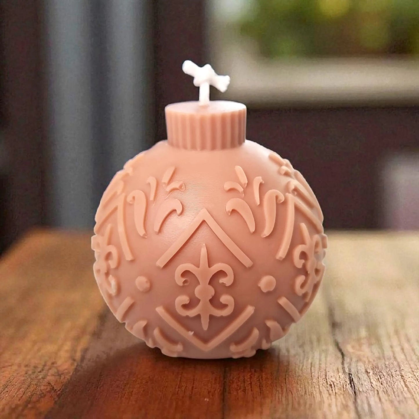 Adventskerze Weihnachtskugel